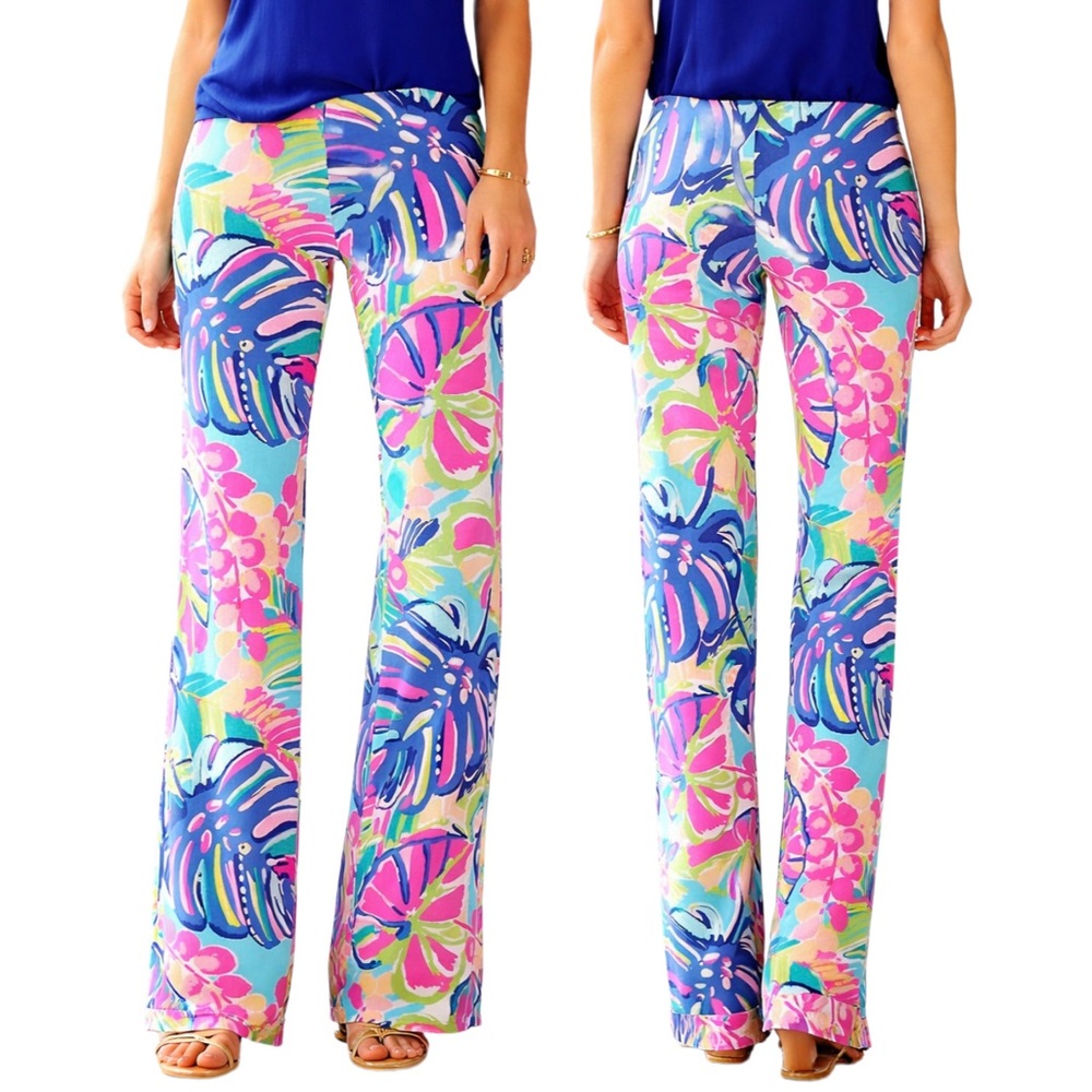 Lilly Pulitzer Georgia May Pant Exotic Garden Size S